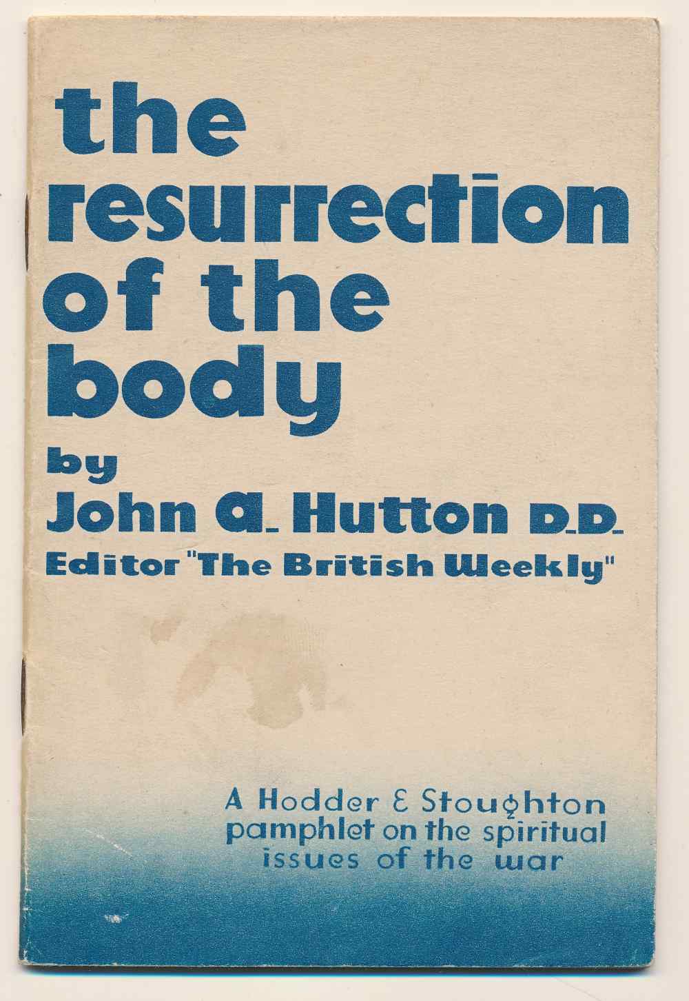 The resurrection of the body