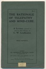 The rationale of telepathy and mind-cure : a lecture delivered in Steinway Hall, Chicago