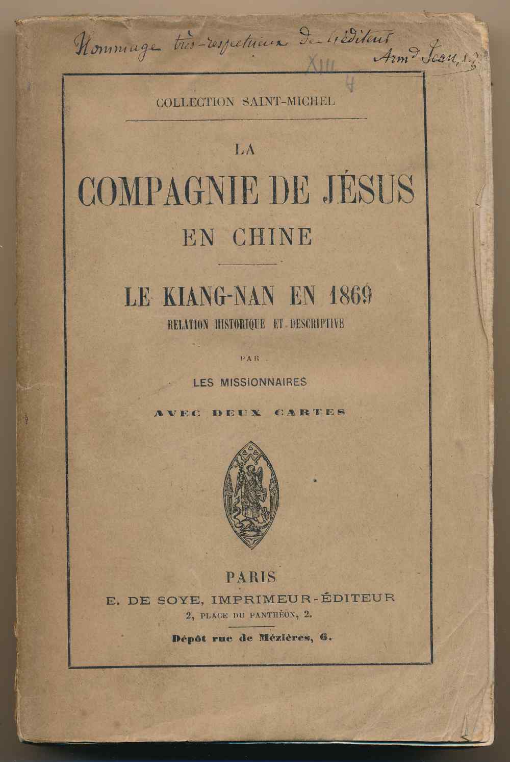 La Compagnie de Jésus en Chine...