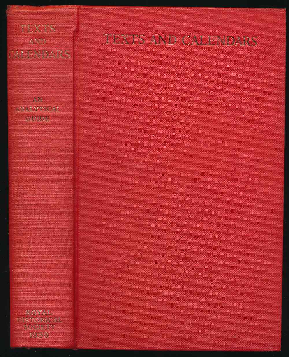 Texts and calendars: an analyt...