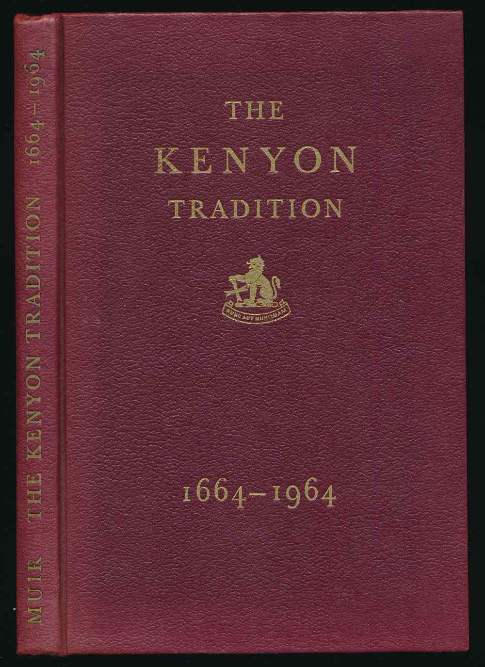 The Kenyon tradition: the hist...