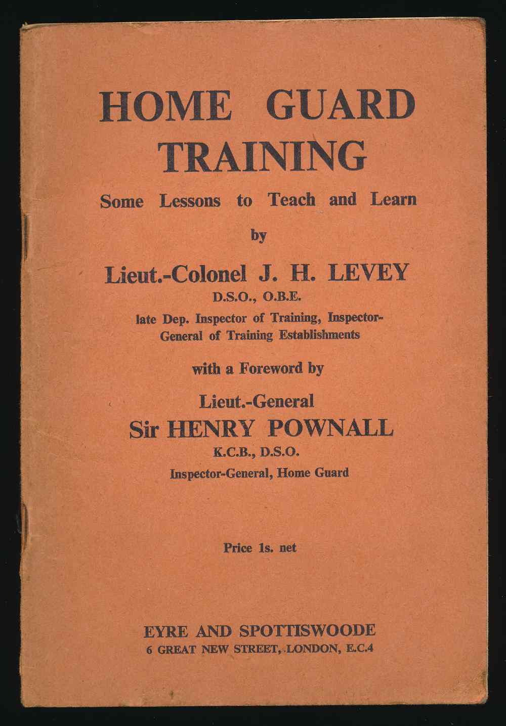 Home Guard training: some less...