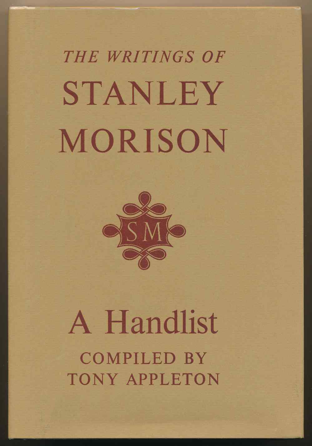 The writings of Stanley Moriso...