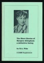 The short stories of Margery Allingham: a definitive listing