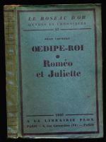 Oedipe-roi; Romeo et Juliette