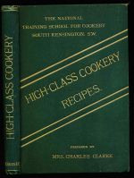 High-class cookery recipes, as taught in the school