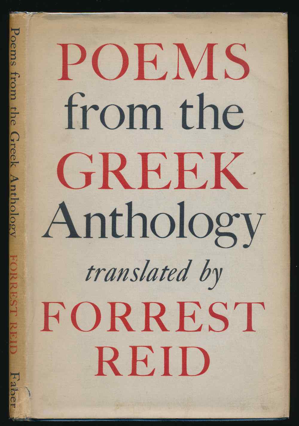 Poems from the Greek anthology