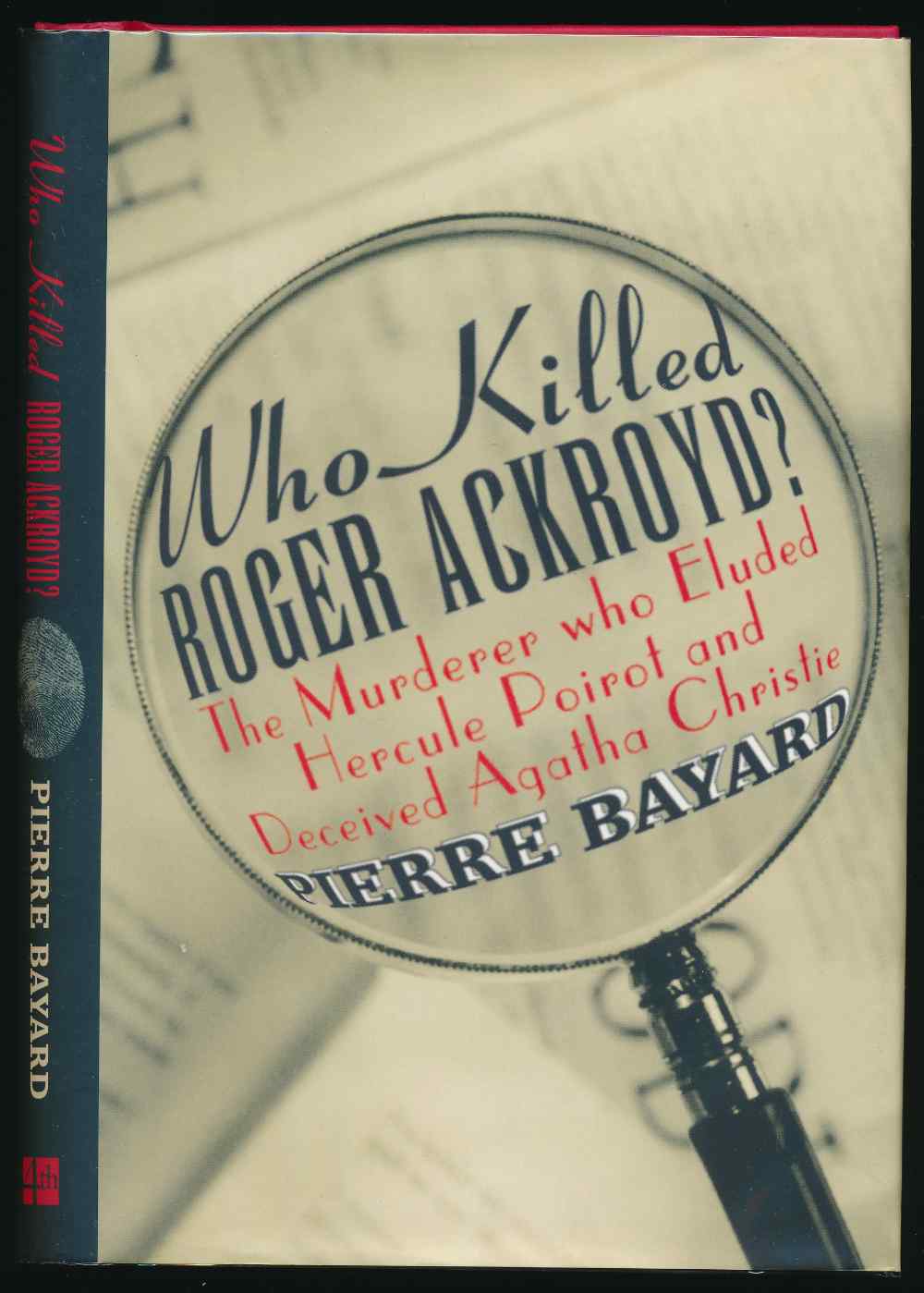 Who killed Roger Ackroyd? The ...