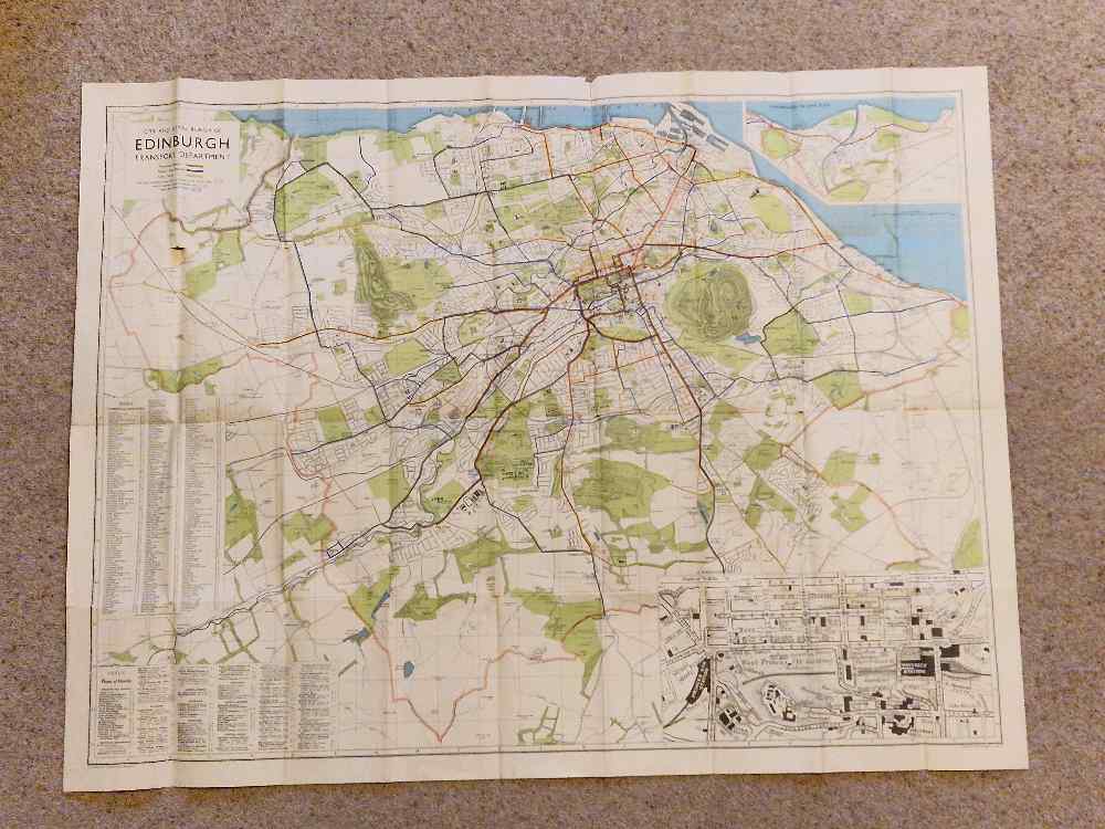 Edinburgh transport map