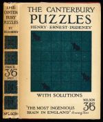 The Canterbury puzzles, and other curious problems