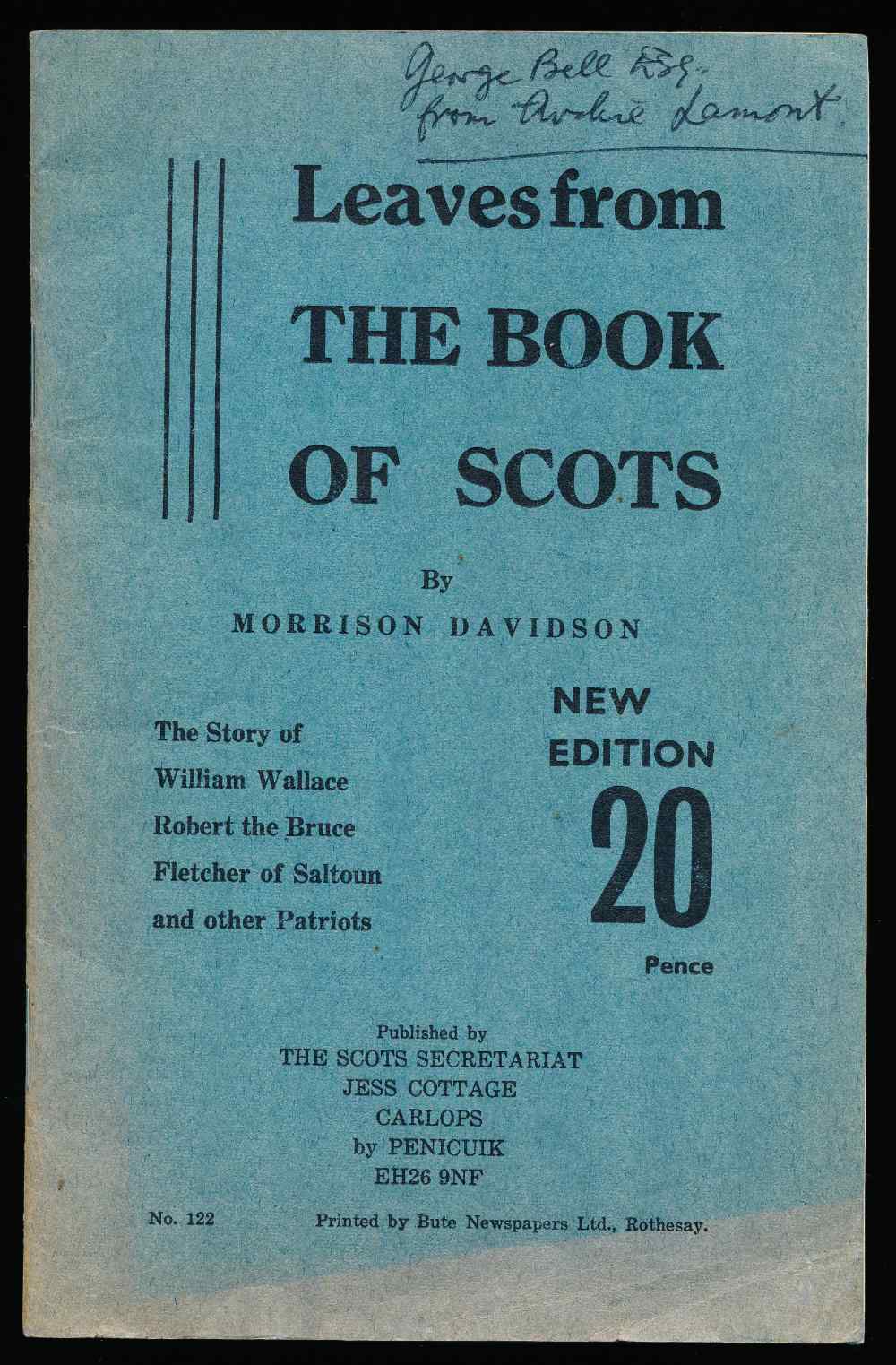 Leaves from the book of Scots