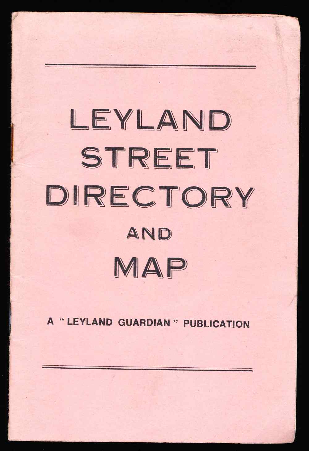 Leyland street directory and m...