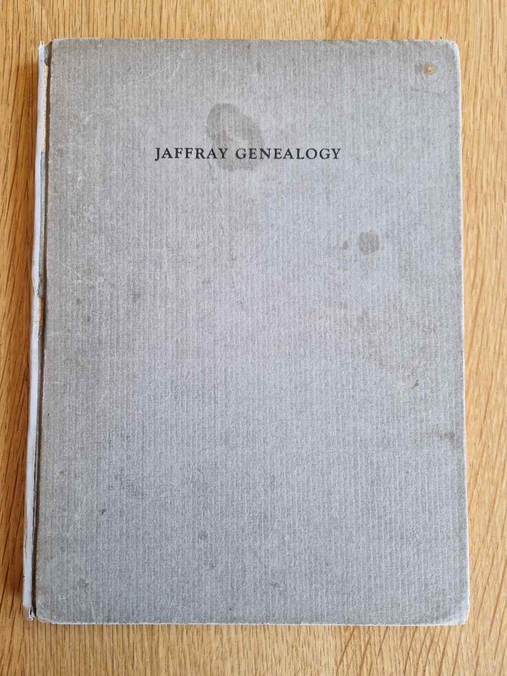 Jaffray genealogy: being an ac...