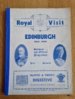 Royal visit to Edinburgh, July 1934: souvenir and official programme