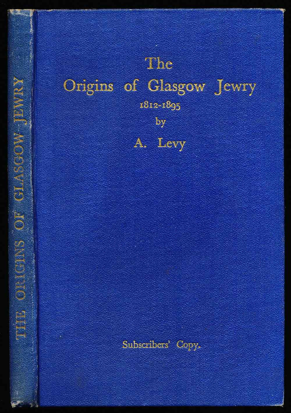 The origins of Glasgow Jewry 1...