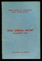 Union Bank of Scotland Staff Association. Fifth annual report