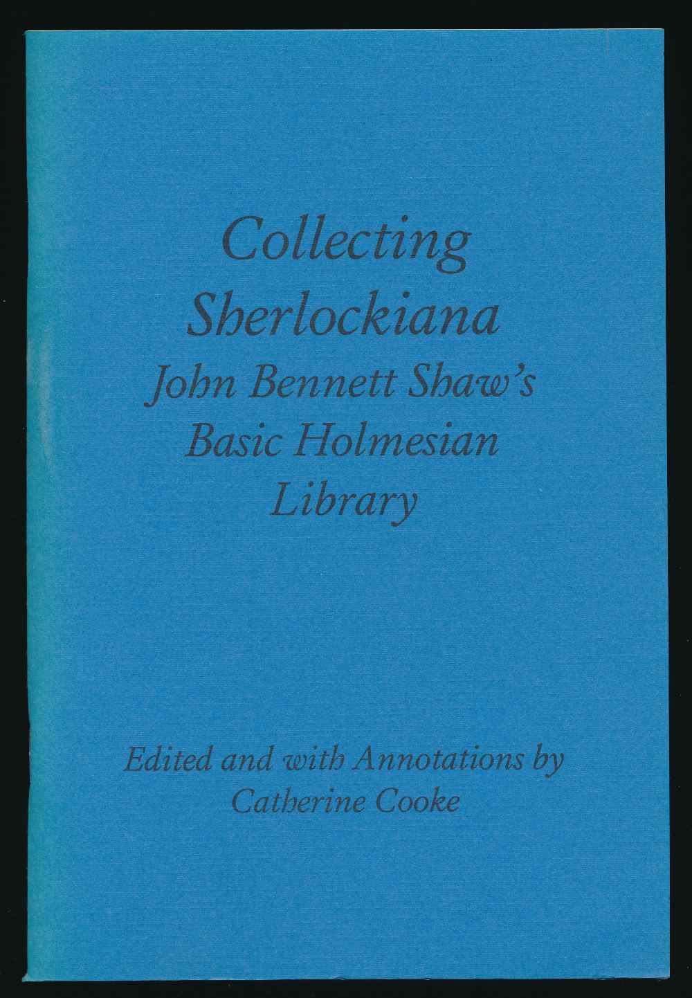 Collecting Sherlockiana: John ...