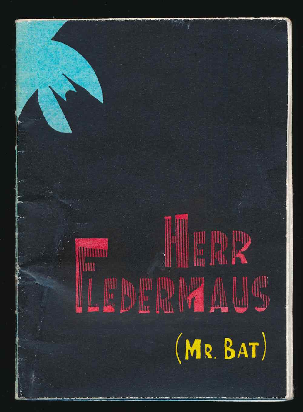 Herr Fledermaus: sketch for an...