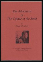 The adventure of the cipher in the sands