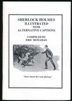 Sherlock Holmes illustrated with alternative captions