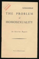 The problem of homosexuality: an interim report