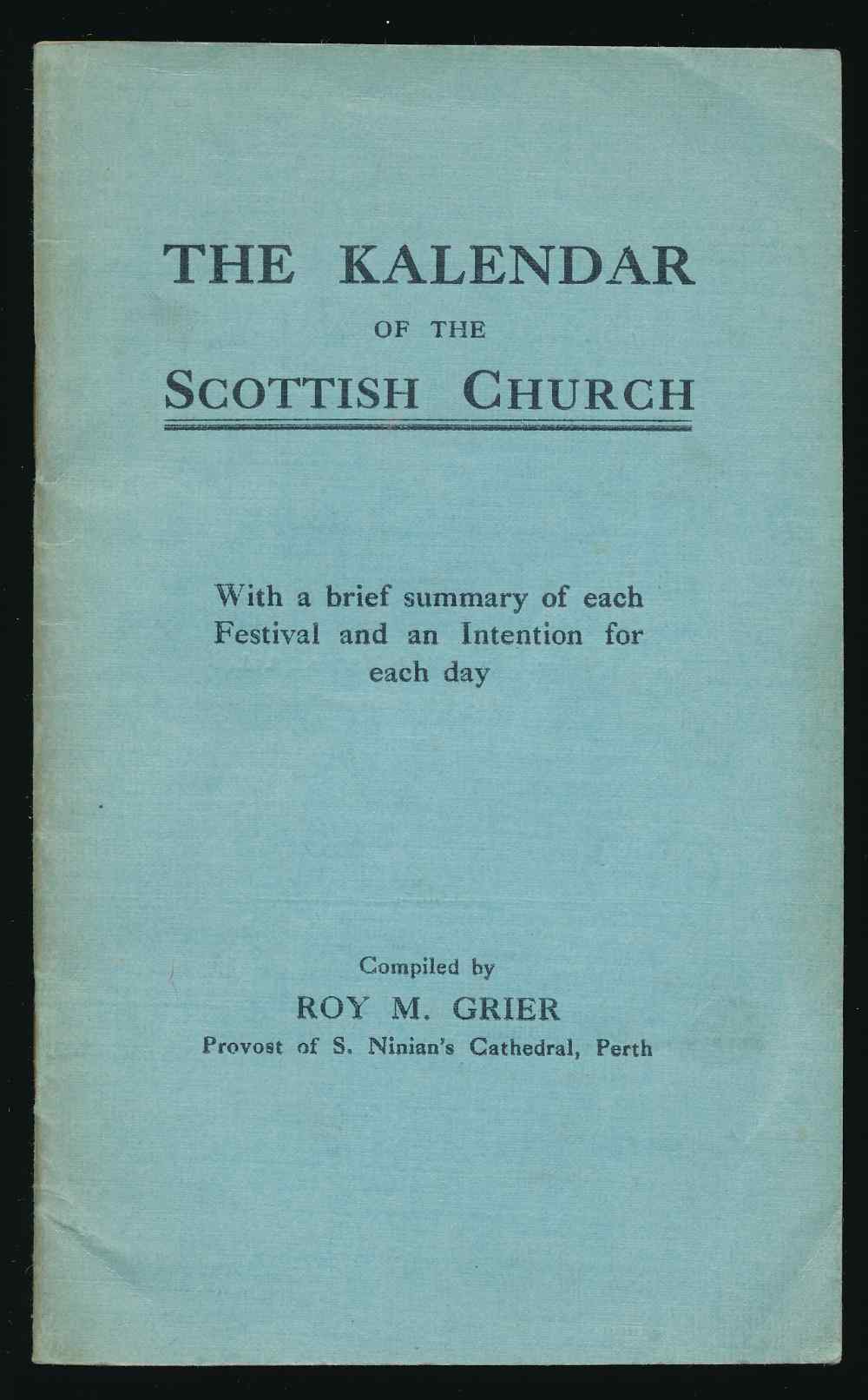 The Kalendar of the Scottish c...