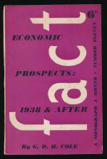 Economic prospects: 1938 and after