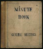 Minute book of the general meetings of the London Master Cooper's Association