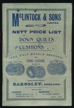 Nett price list of down quilts and cushions