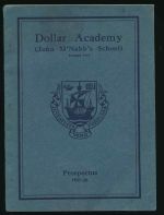 Dollar Academy (John M'Nabb's School) founded 1818: prospectus for session 1927-1928