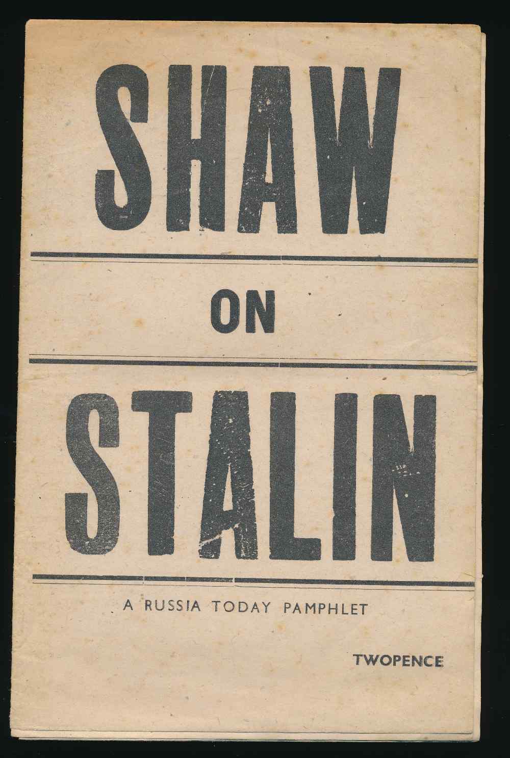 Shaw on Stalin