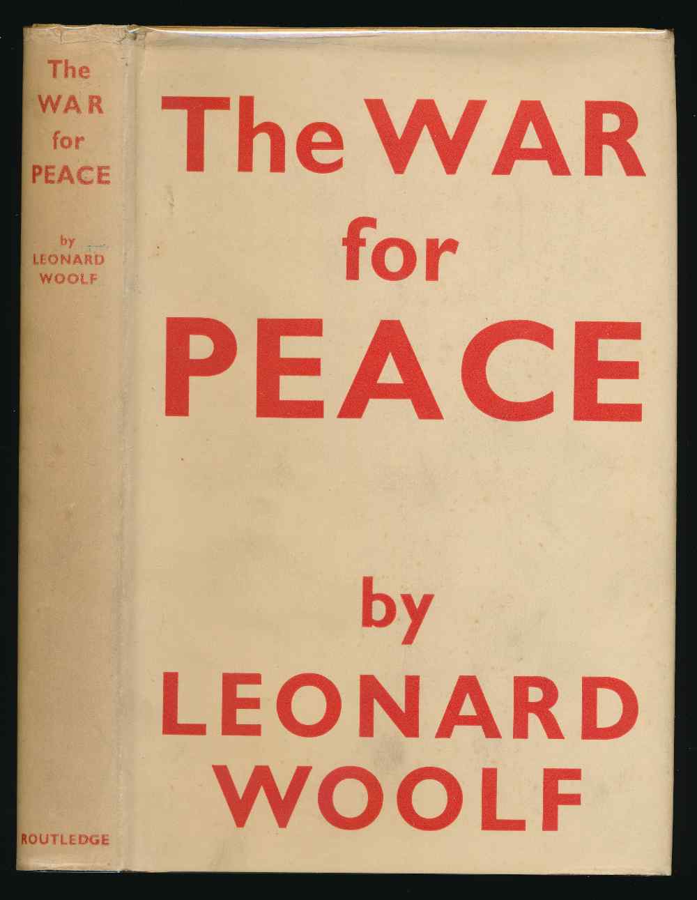 The war for peace