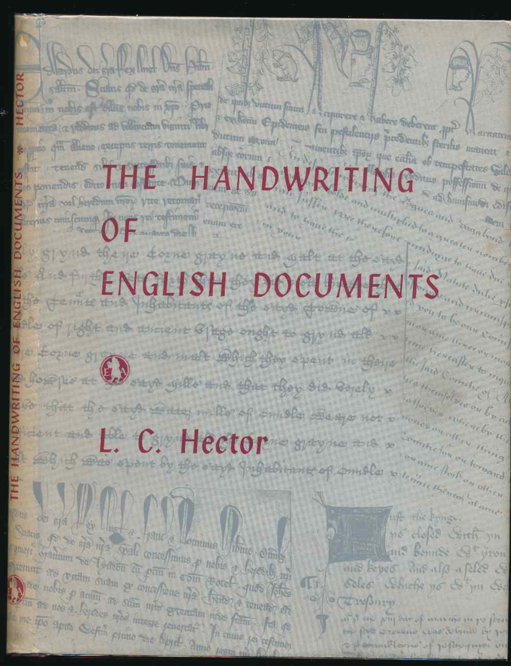 The handwriting of English doc...