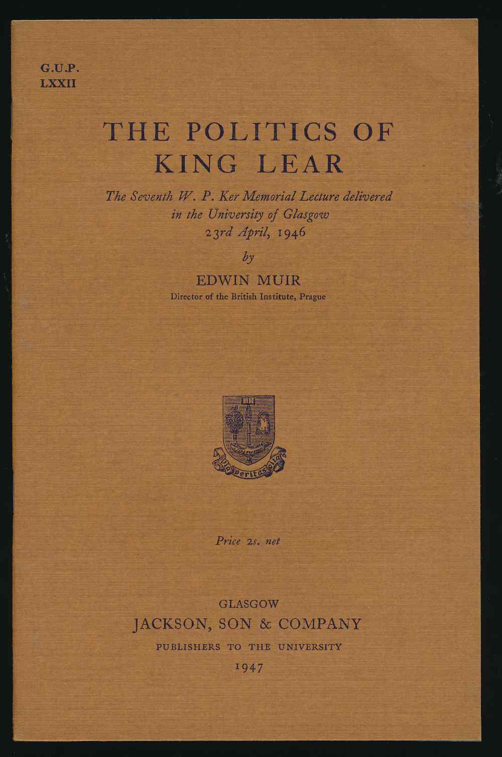 The politics of King Lear