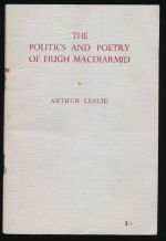 The politics and poetry of Hugh MacDiarmid