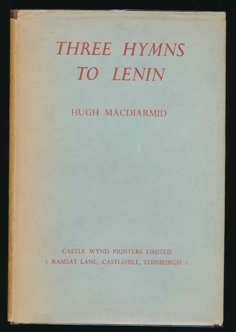 Three hymns to Lenin