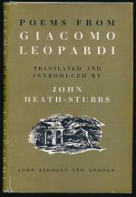 Poems from Giacomo Leopardi