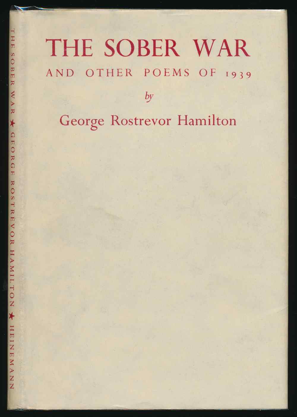 The sober war, and other poems...