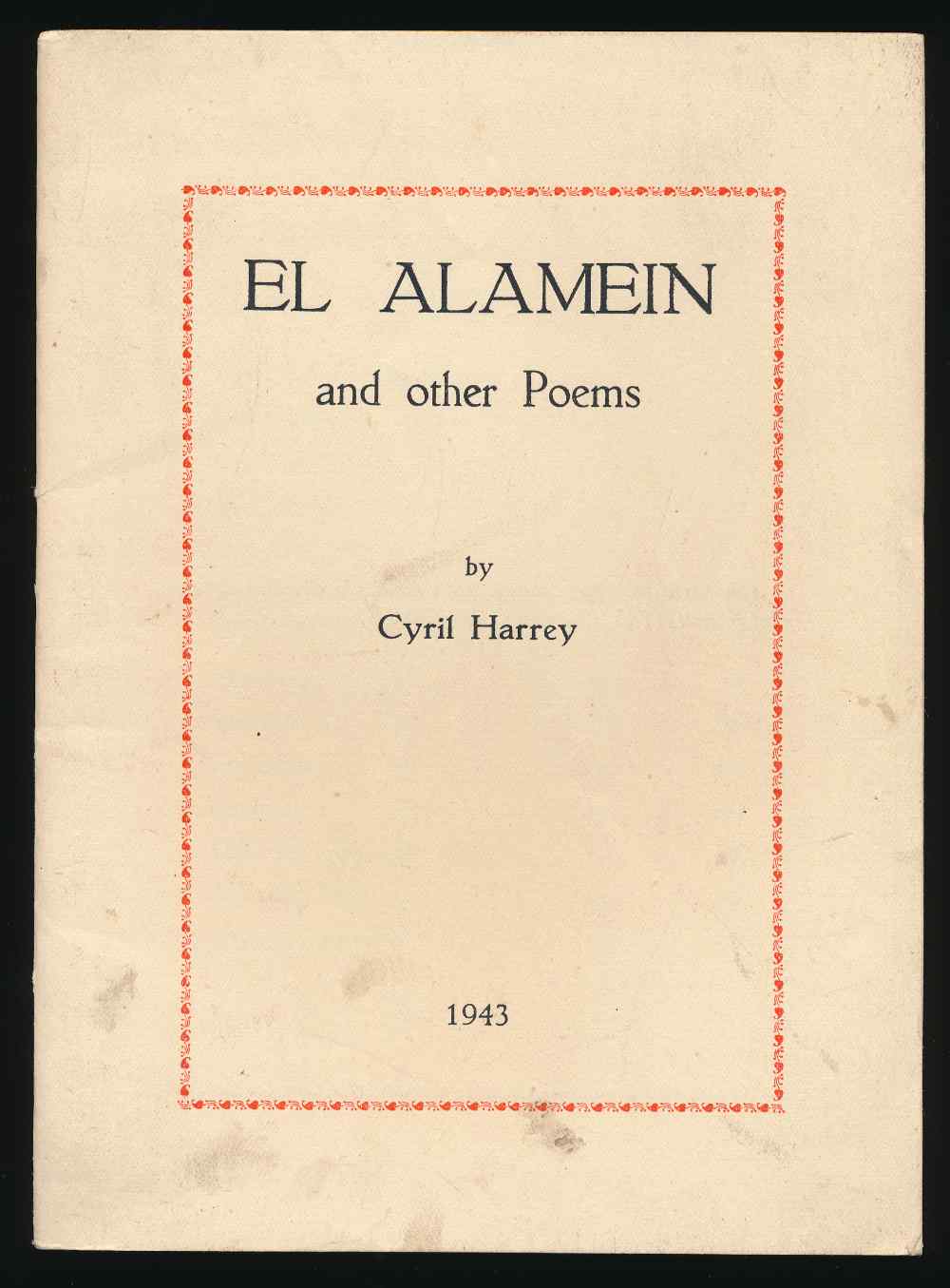 El Alamein, and other poems