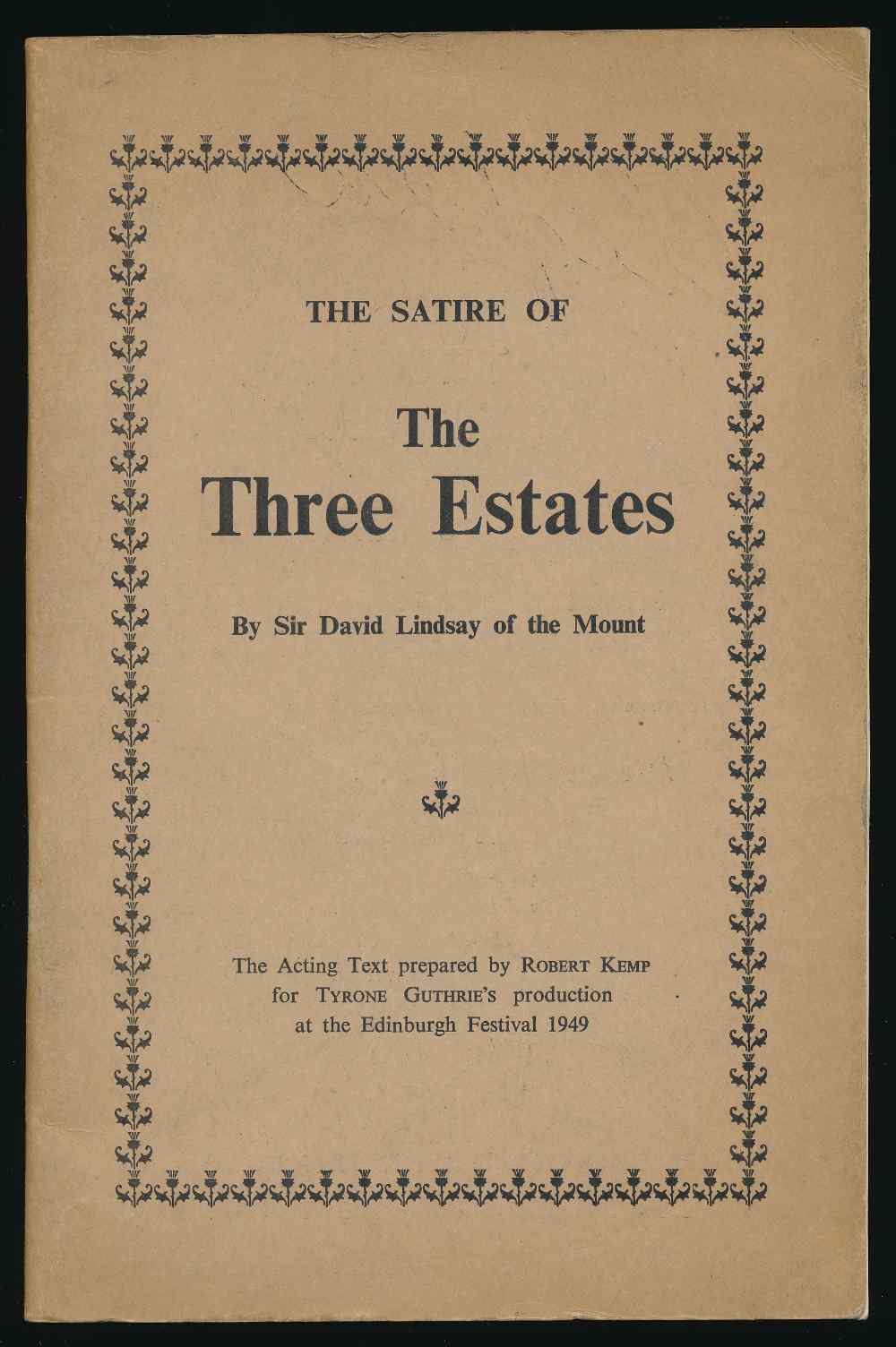 The satire of the three estate...