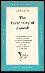 The personality of animals