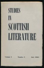 Studies in Scottish Literature